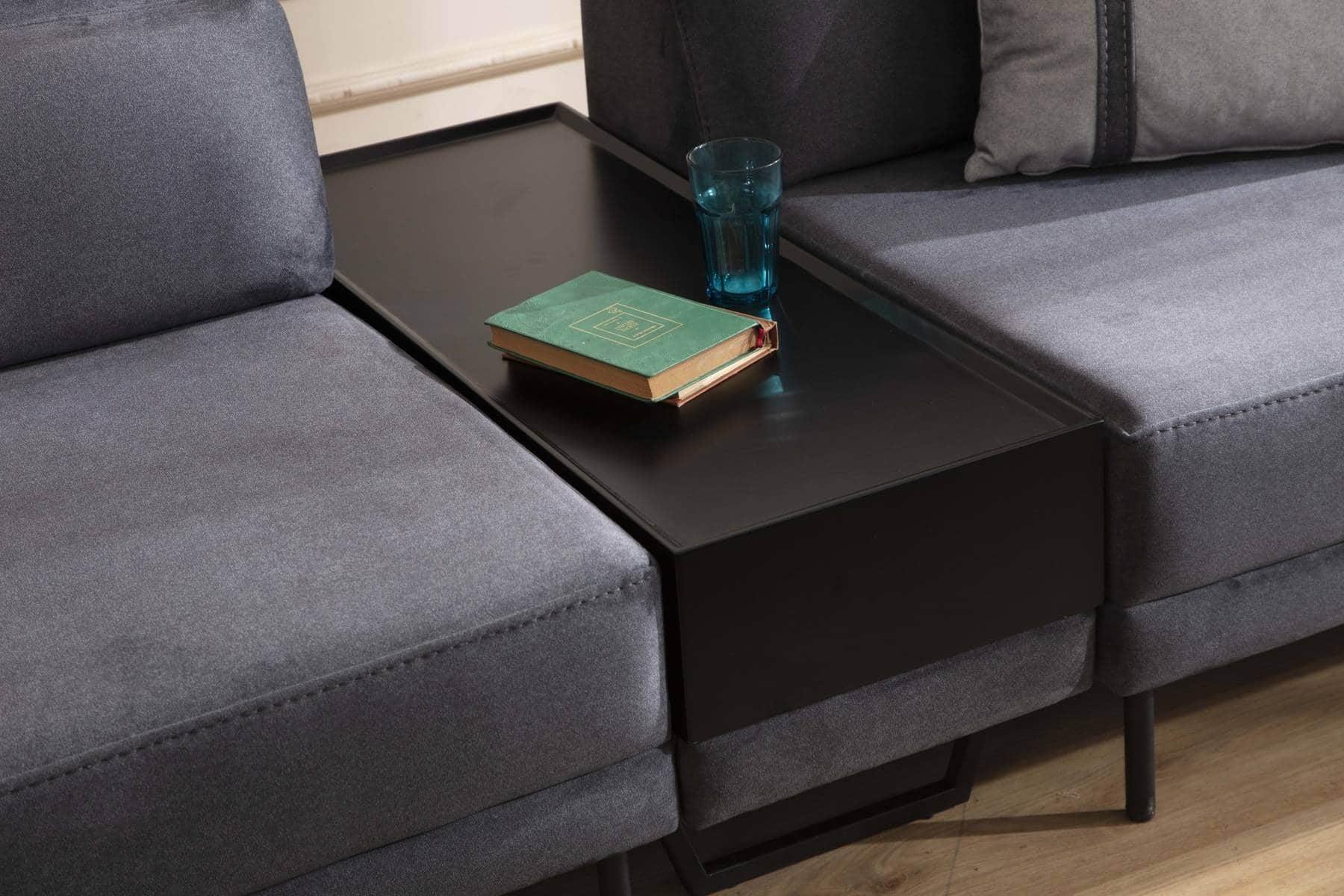 Terra canapé 3 places anthracite