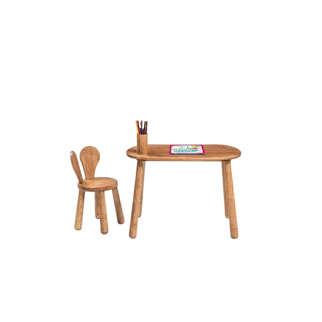 Hobbit Table et 1 Chaises Enfants Table d'activité