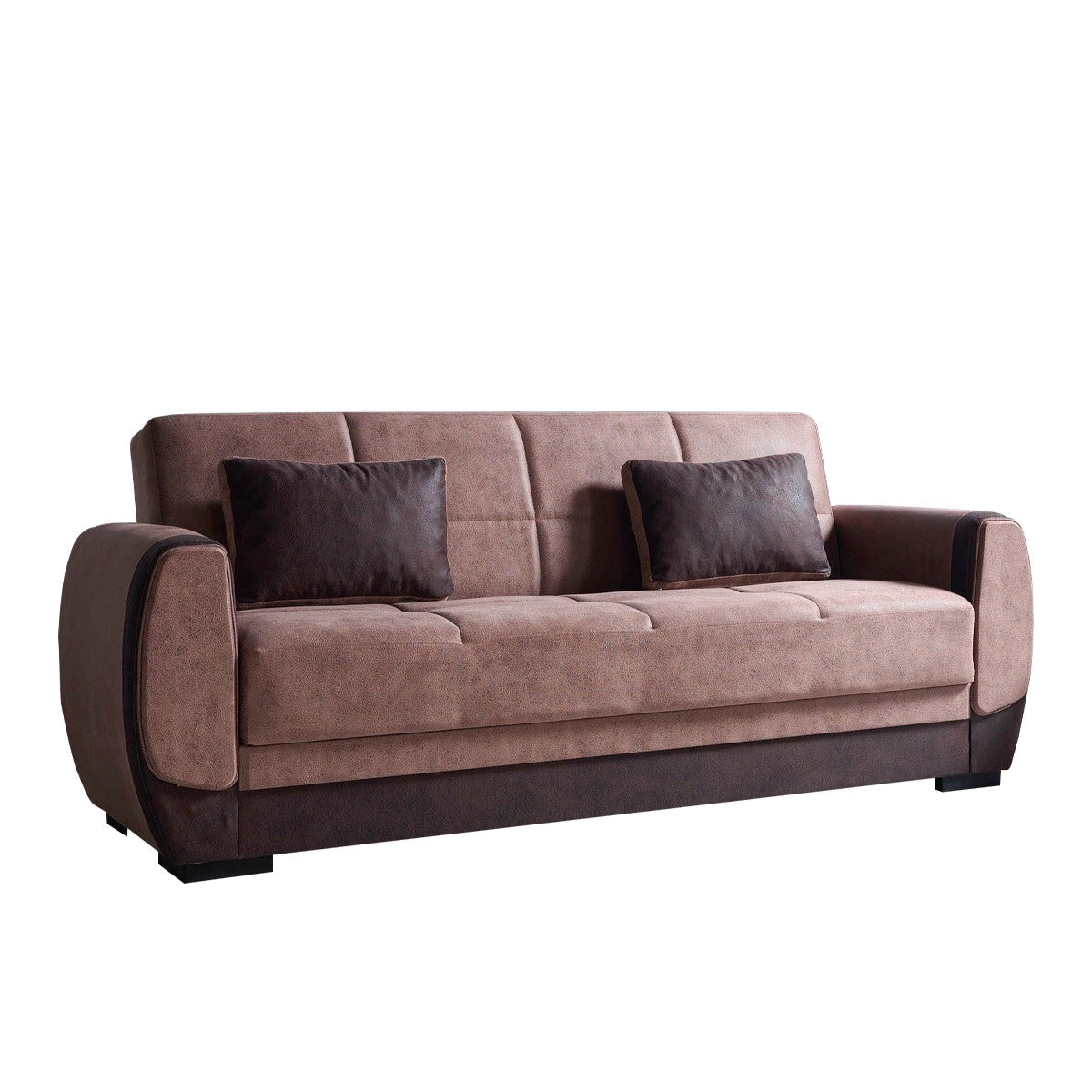 Bade canapé lit clic-clac 3 places avec coffre de rangement