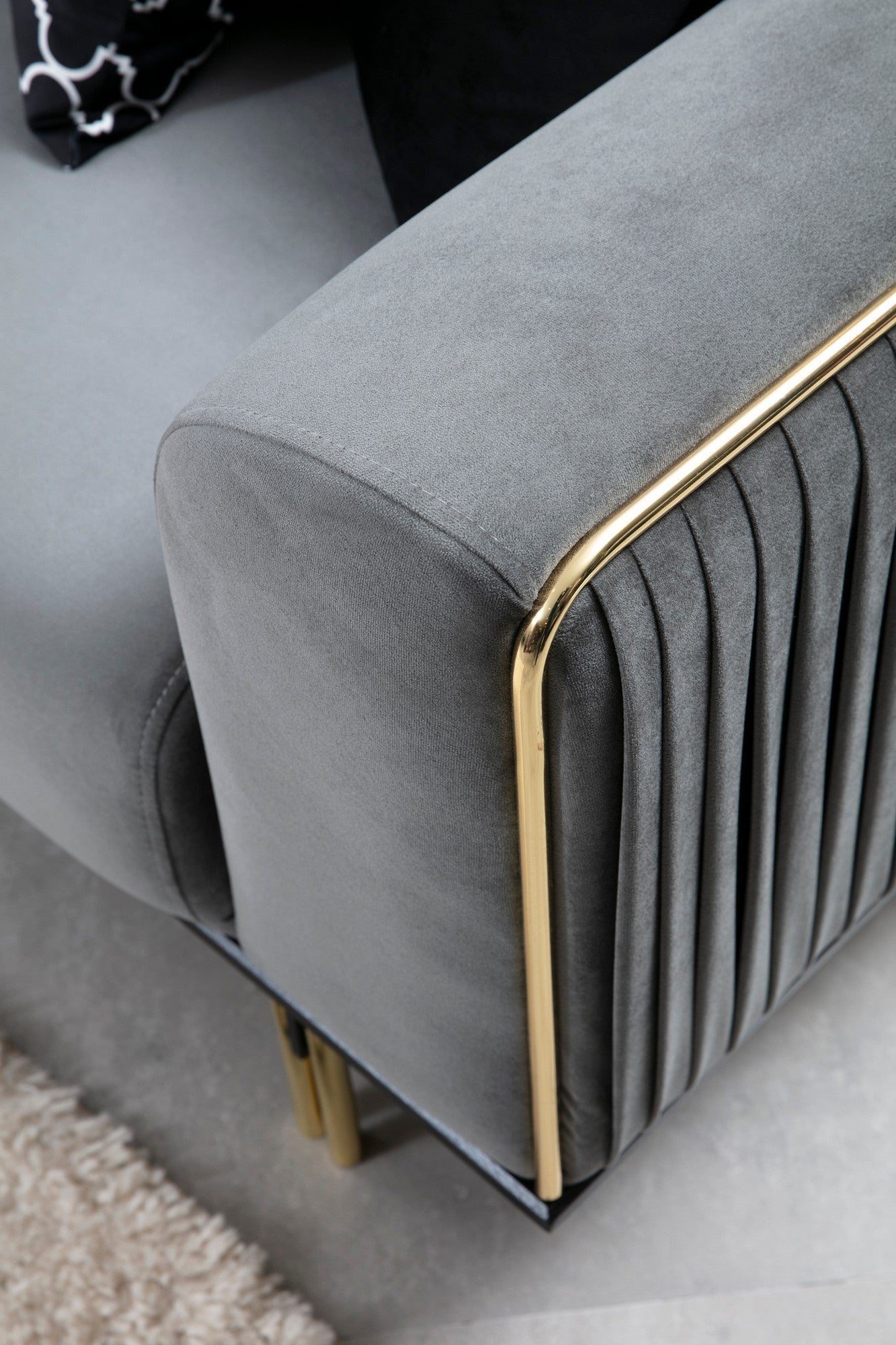 Canapé de 3 places London - Grey