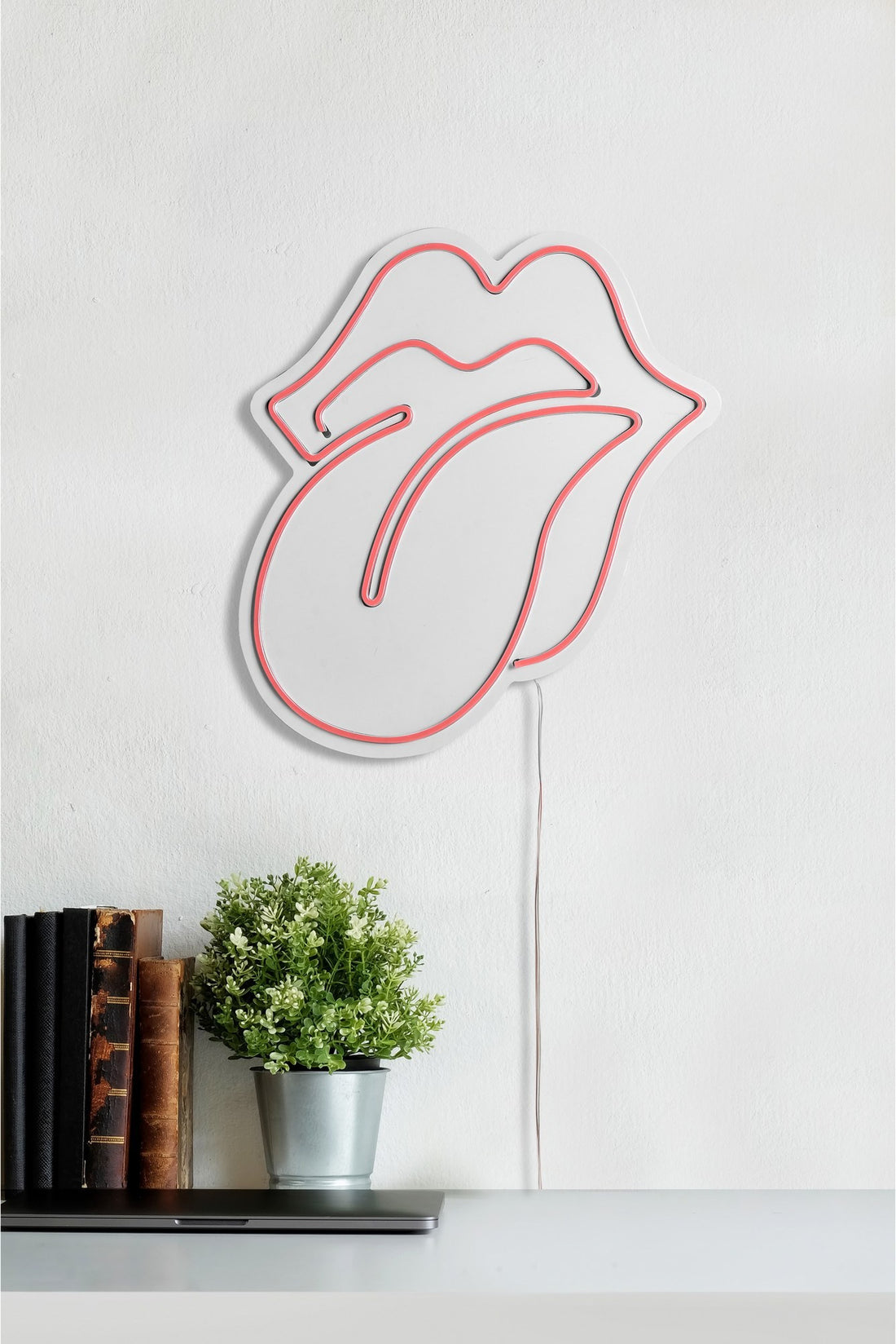 Éclairage LED en plastique décoratif The Rolling Stones - Pink