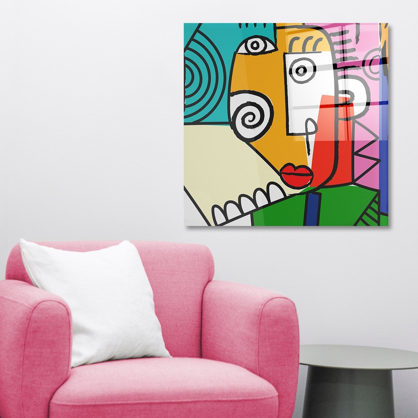 Peinture en verre trempé décoratif CAM4013_7070