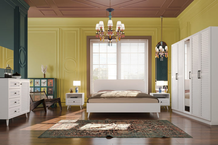 Ensemble de chambres à coucher Nil 105 - White