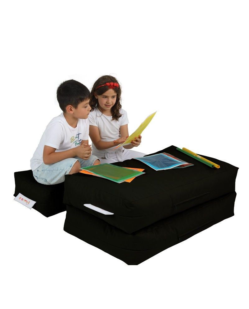Pouf de jardin Kids Double Seat Pouf - Black