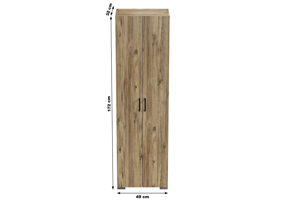 Armoire à plusieurs usage 2 Kapak 8 Raf - Atlantic Pine