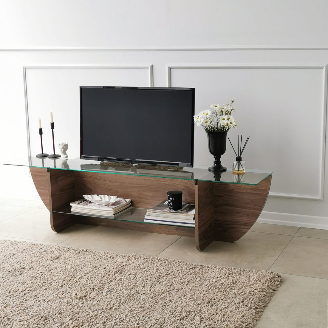 Meuble TV Lily TV - Walnut