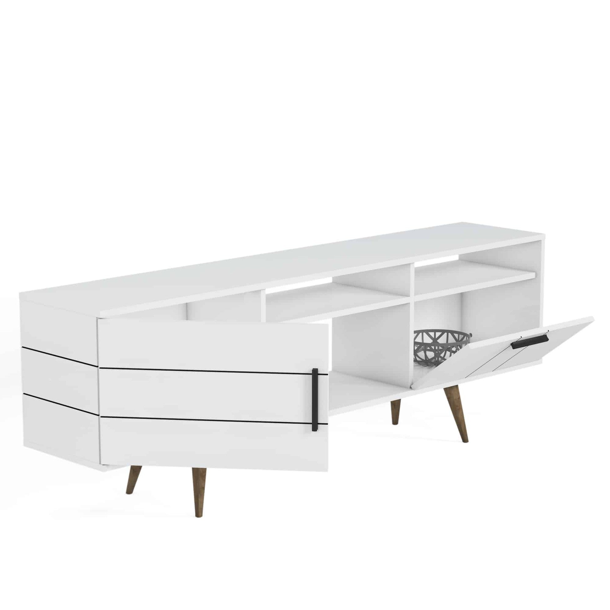 Termini Meuble Tv blanc 179,5x63,2cm