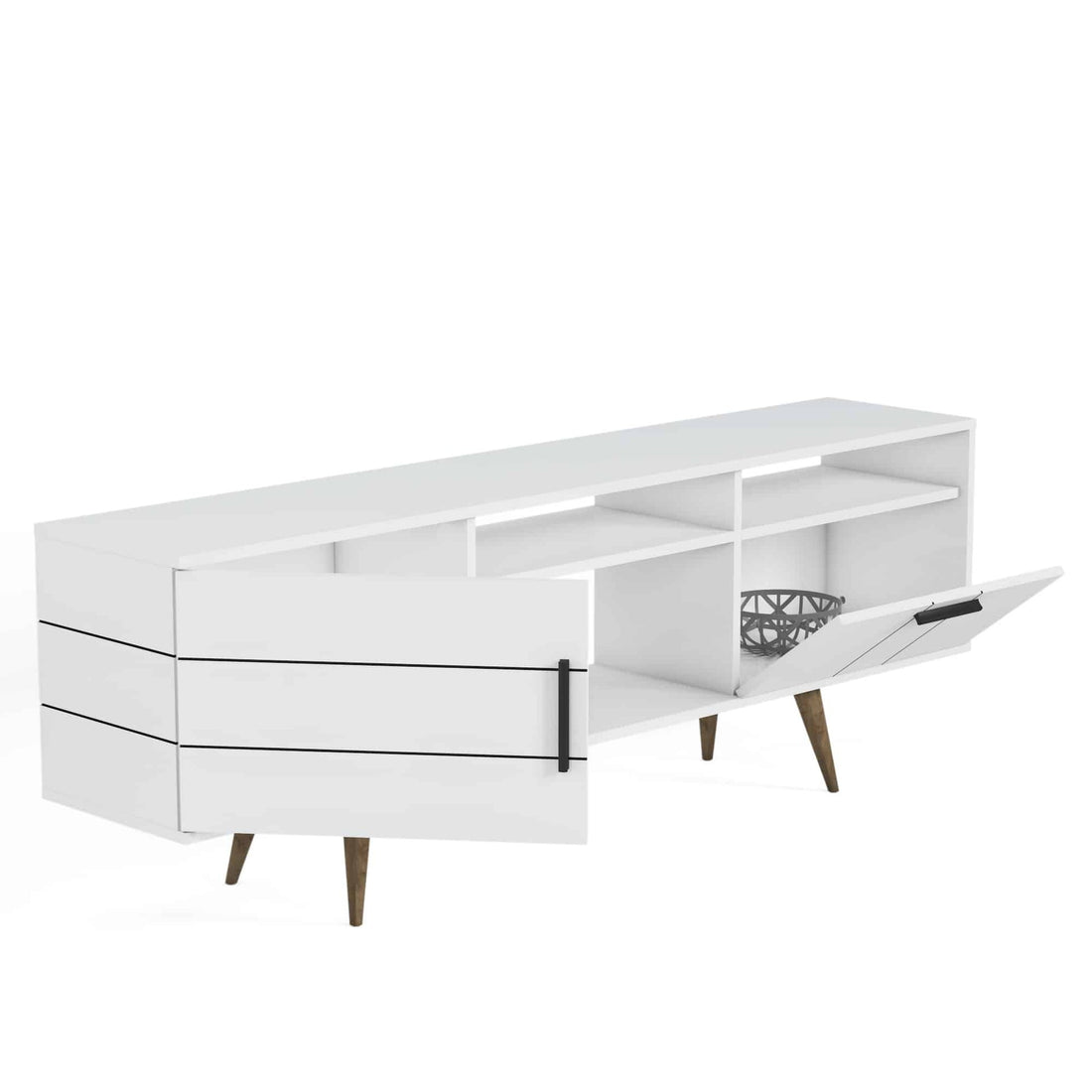 Termini Meuble Tv blanc 179,5x63,2cm