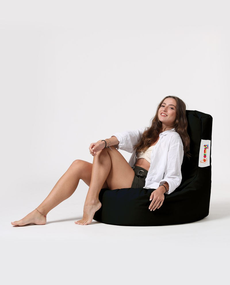 Pouf de jardin Lina - Black