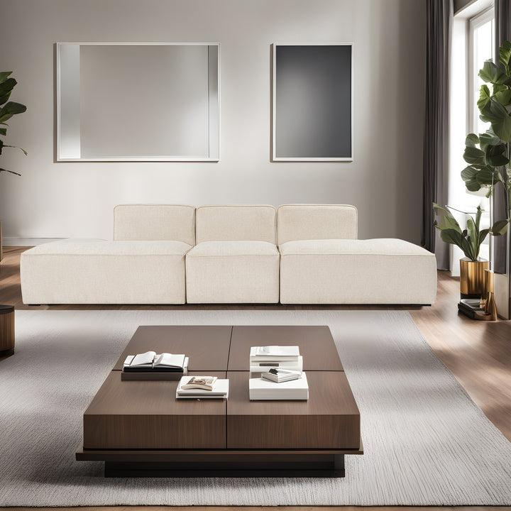 Canapé d'angle More M(M4-M1-M3) - Cream