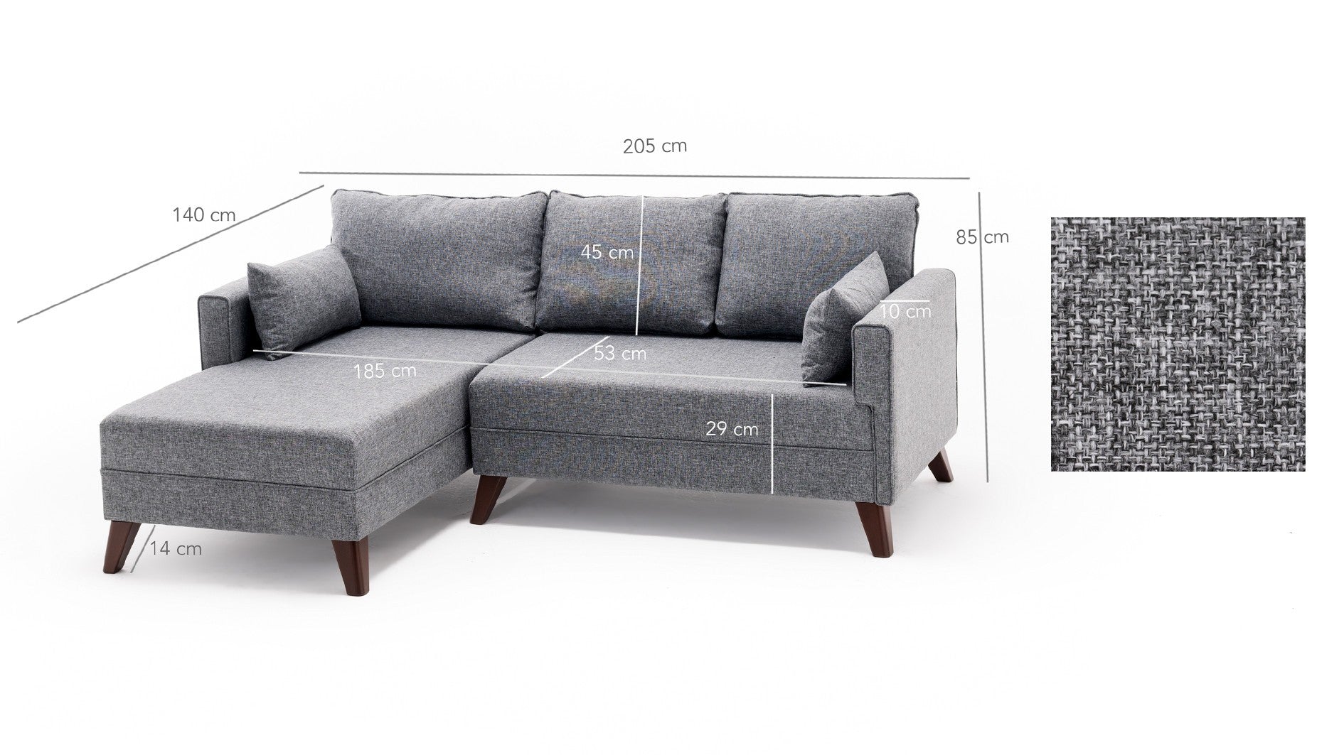 Canapé d'angle Bella Corner Sofa Left 2