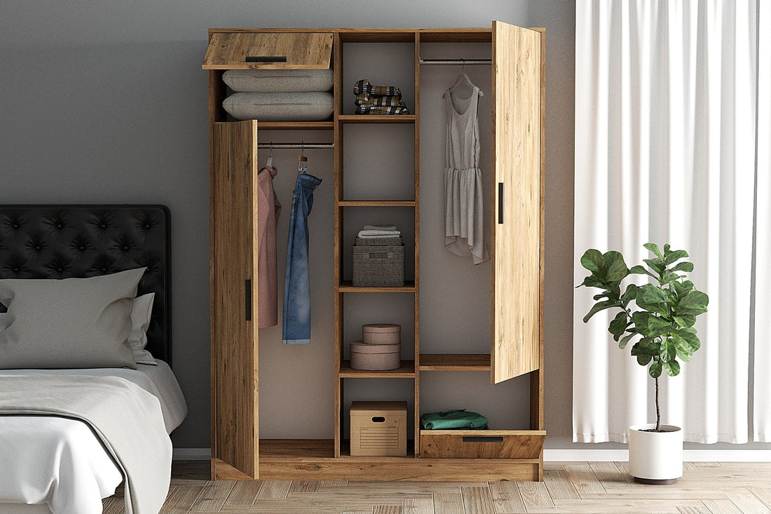 Garde-robe Farah 4 5 Wardrobe - Atlantic Pine