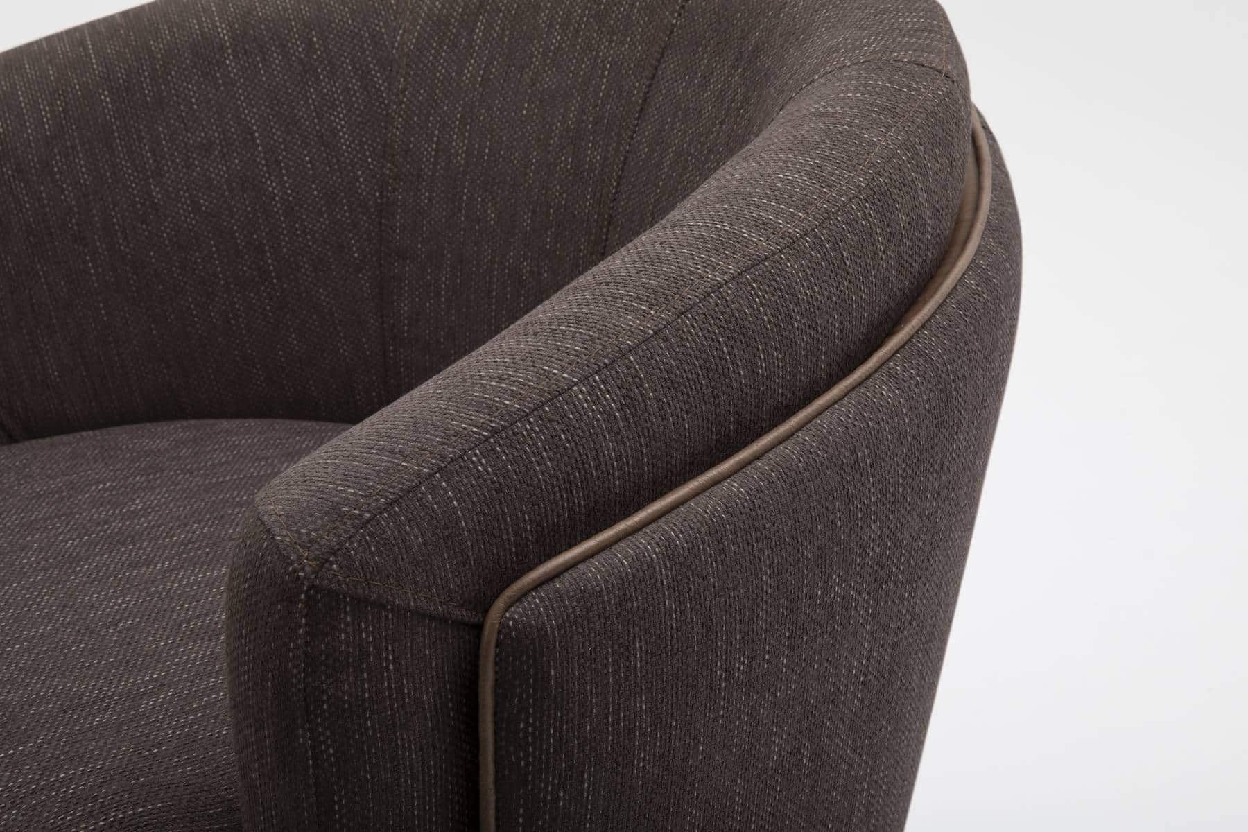 Violet Fauteuil Bergère marron