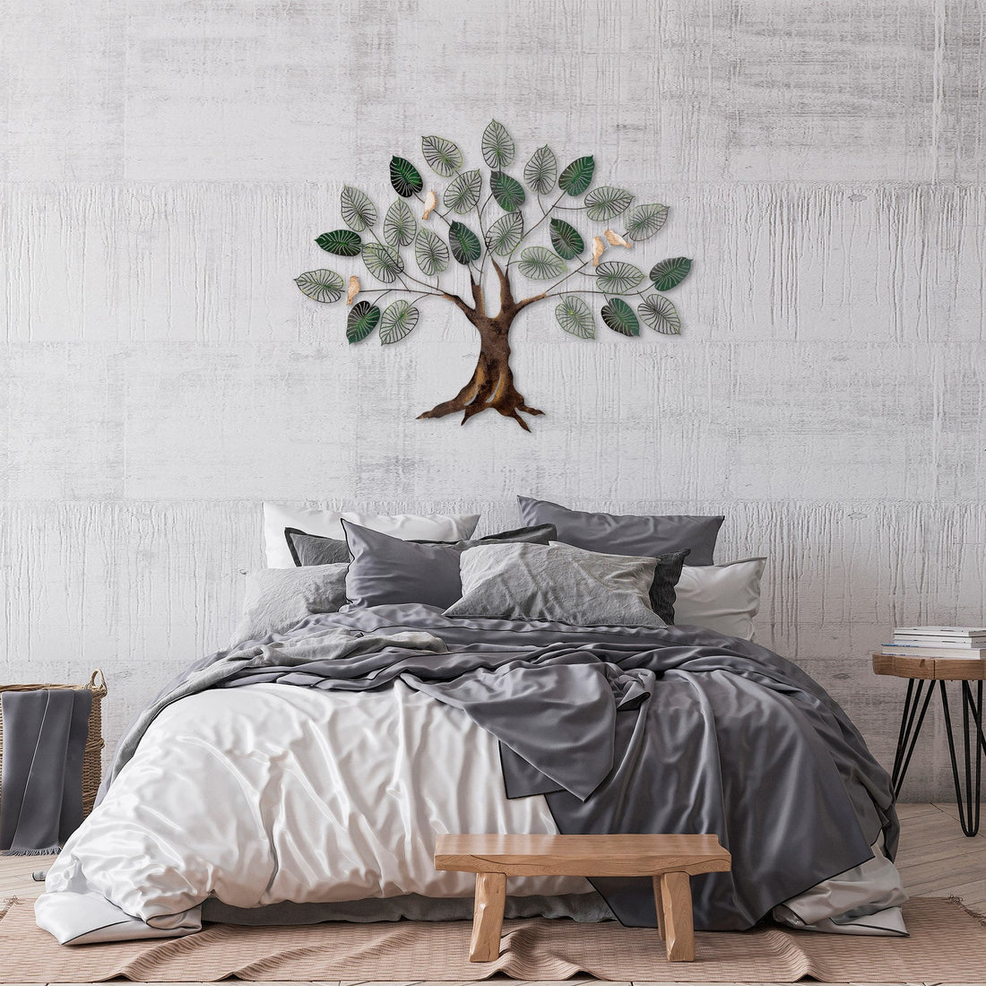 Accessoire mural en métal décoratif Alder