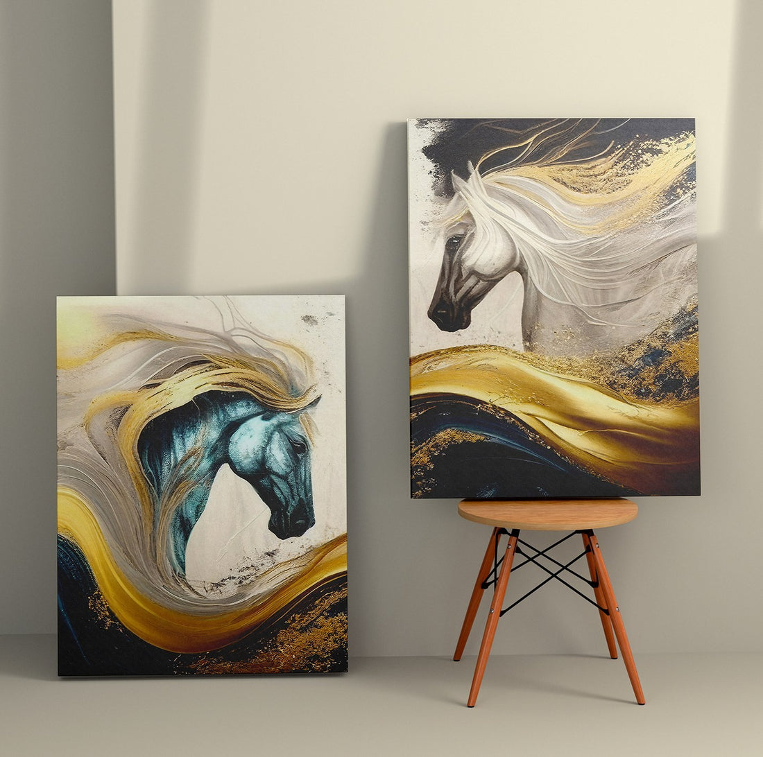 Peinture décorative en toile (2 pièces) 2KNV4351 - 50 x 70