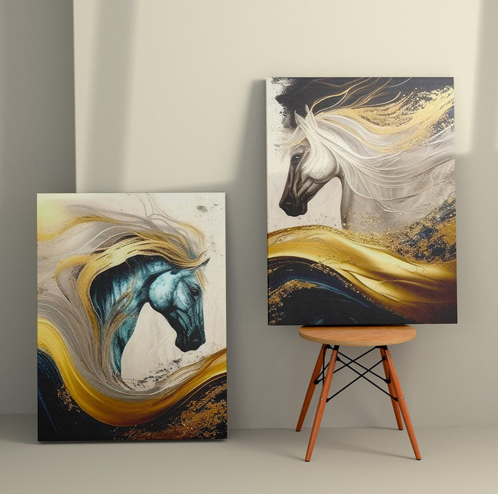 Peinture décorative en toile (2 pièces) 2KNV4351 - 50 x 70