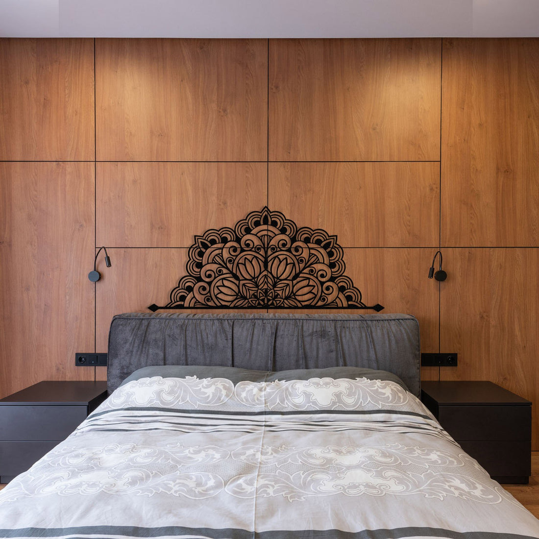 Accessoire mural en métal décoratif Almero