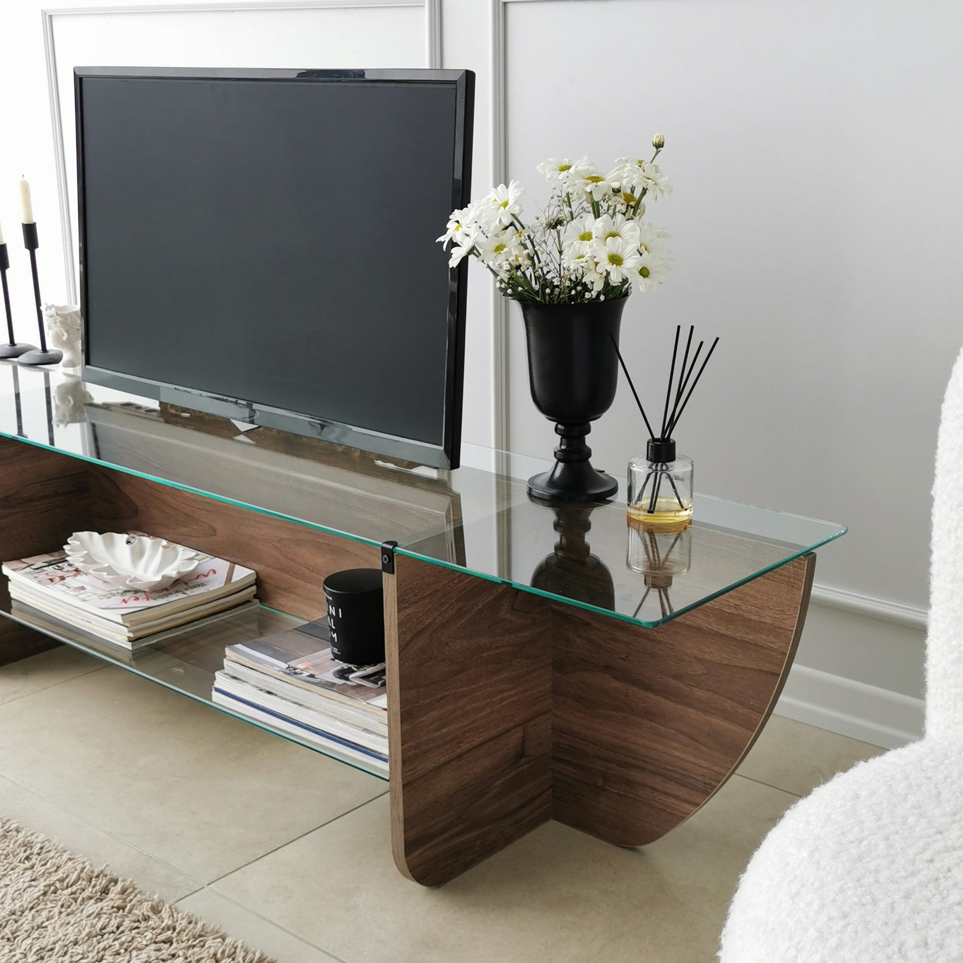 Meuble TV Lily TV - Walnut