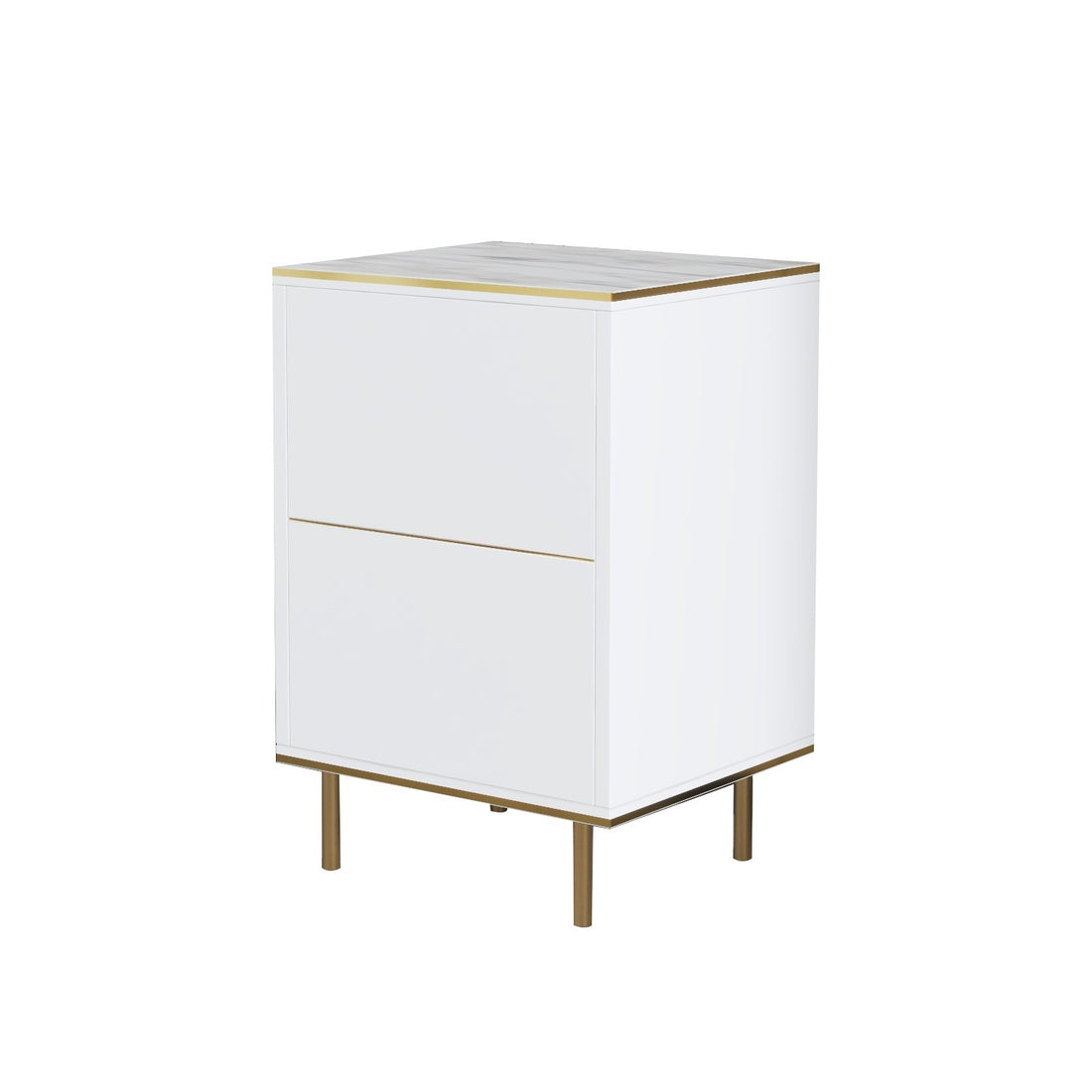 La table de nuit Imaj - Marble, White