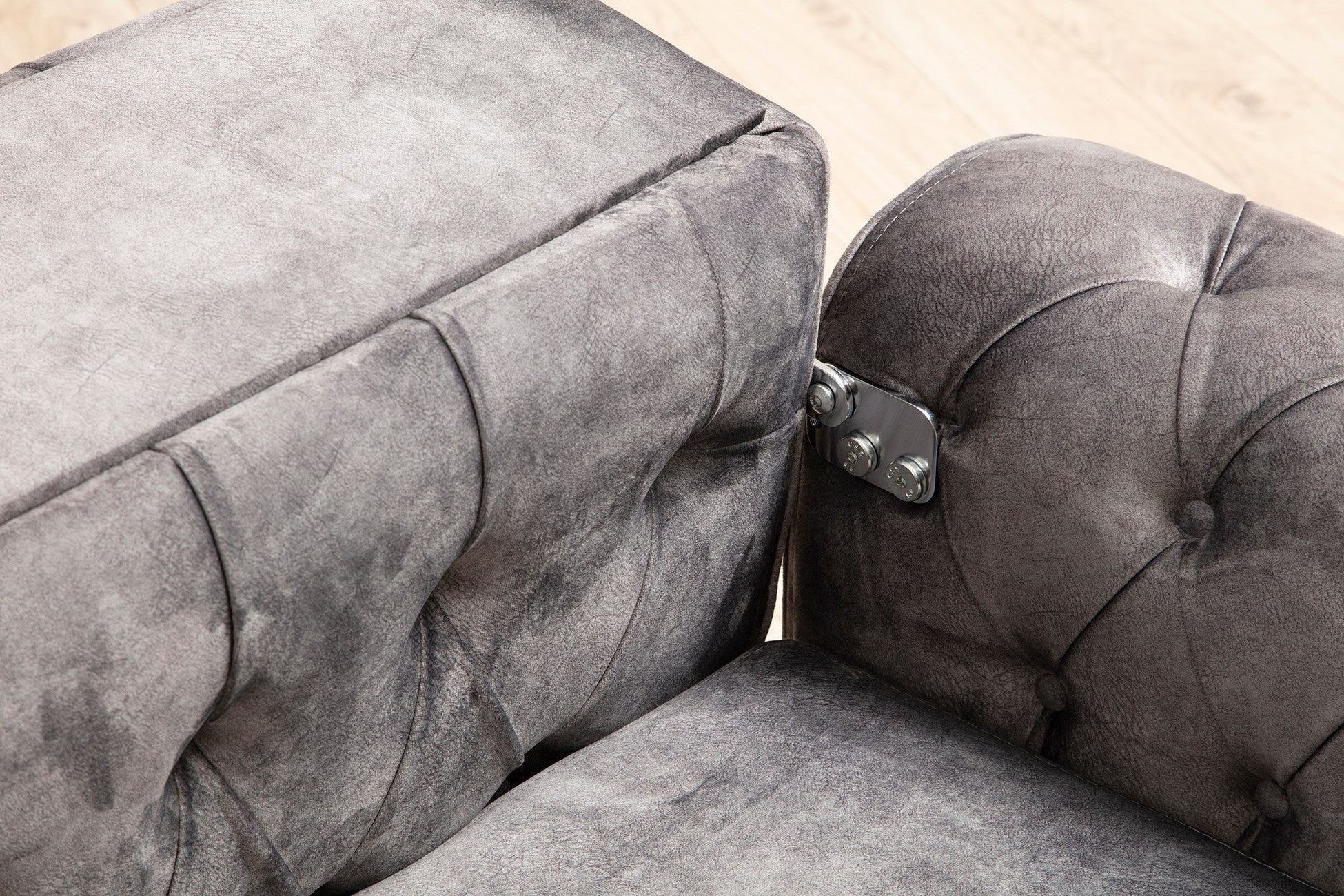 Canapé de 3 places Arredo Capitone - Anthracite