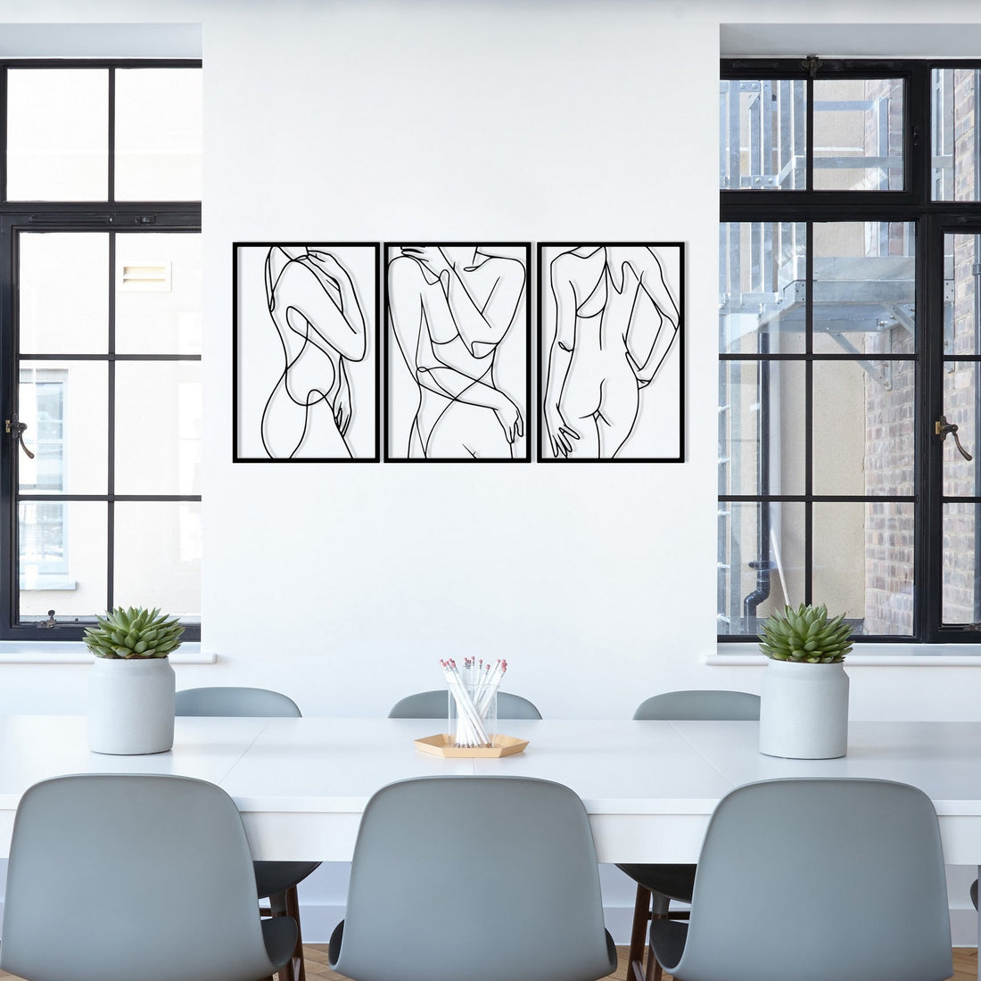 Accessoire mural en métal décoratif Sexy Lady 3