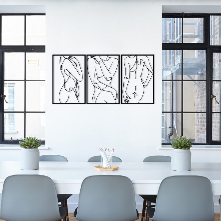 Accessoire mural en métal décoratif Sexy Lady 3