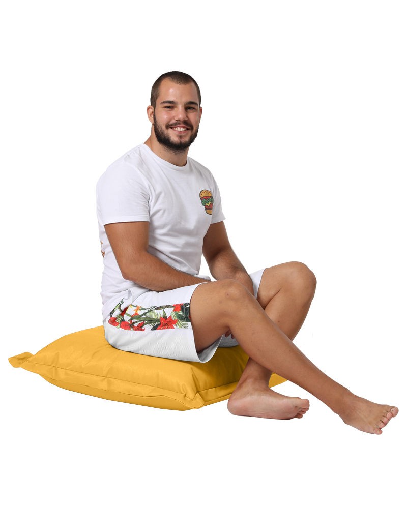 Coussin de jardin Cushion Pouf 70x70 - Yellow