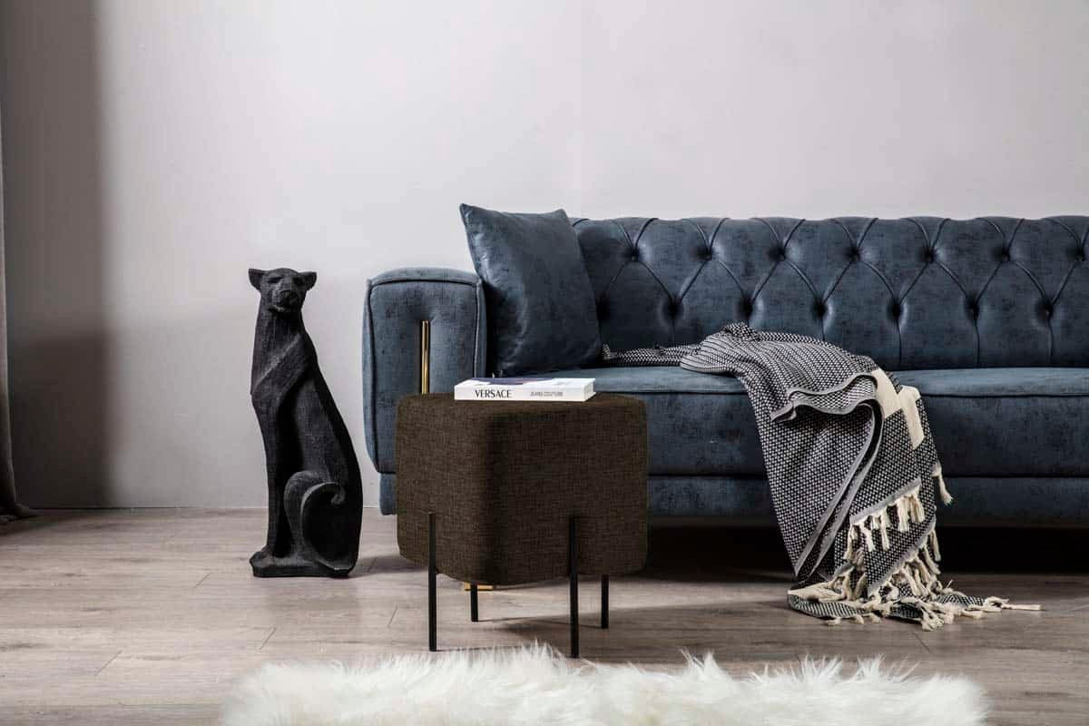 Mono Pouf Marron Foncé