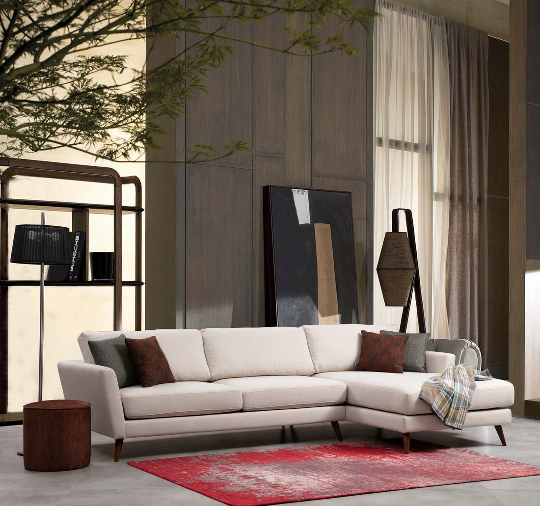 Canapé-lit d'angle Mayorka Corner Large Right ( L3 - Chl ) - Beige