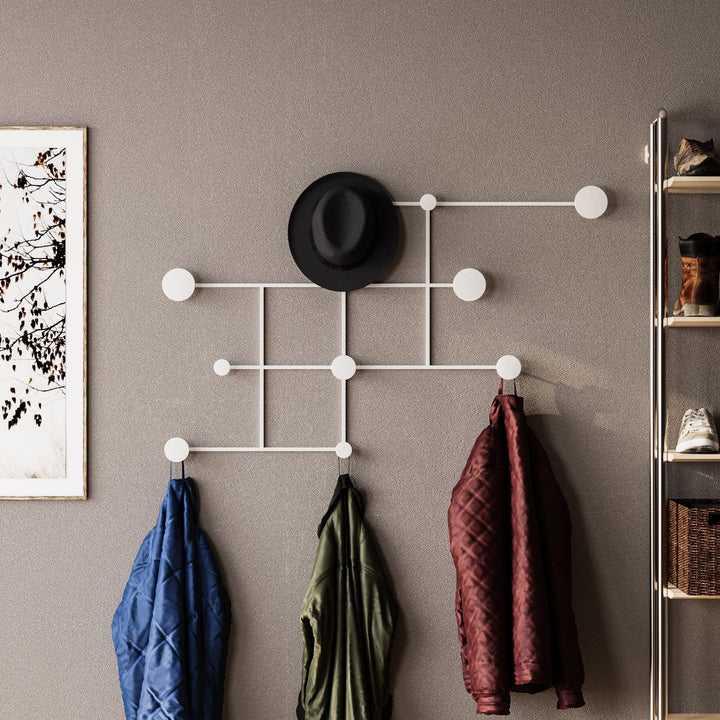 Crochet mural en métal Fatara-B