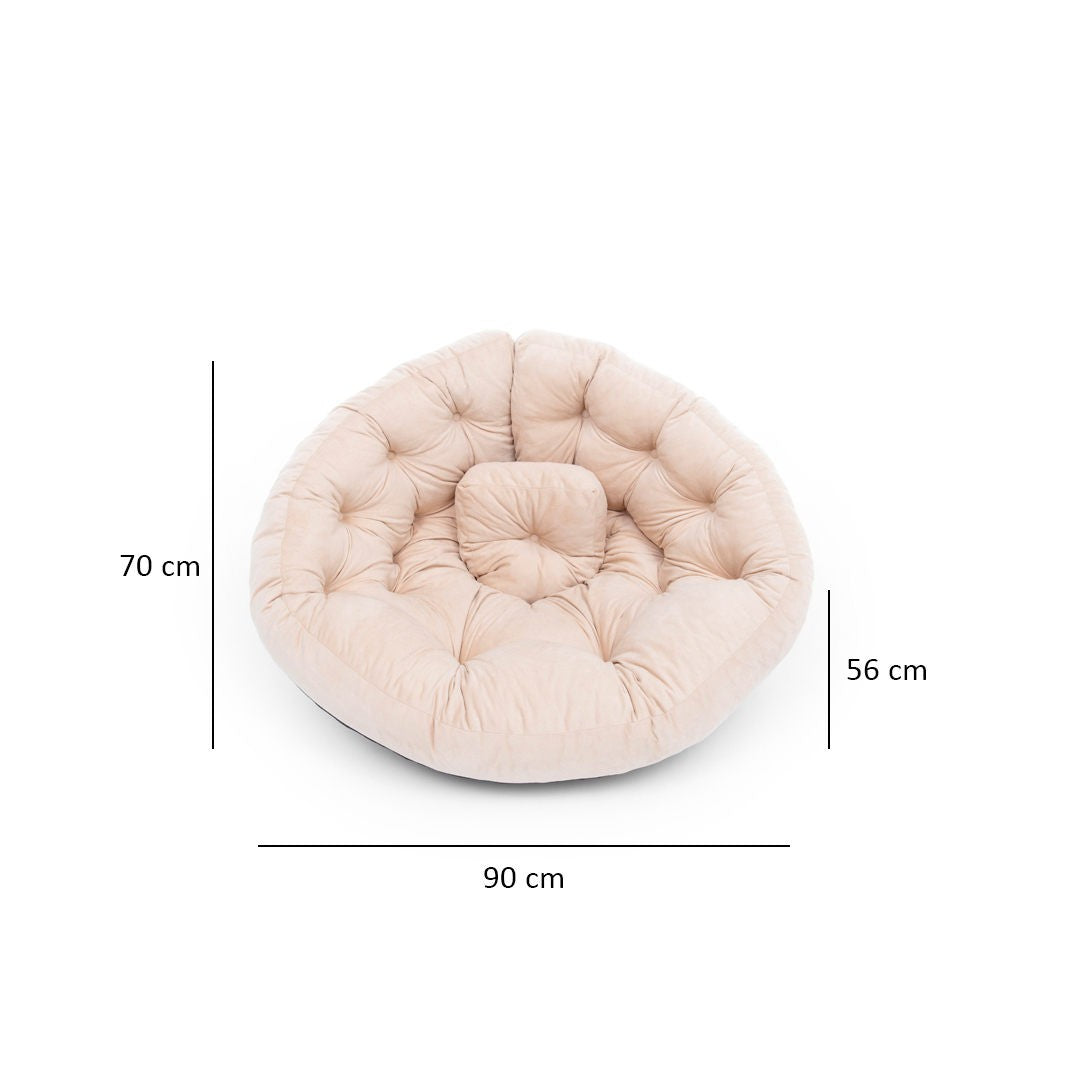 Pouf Kiku Large - Cream
