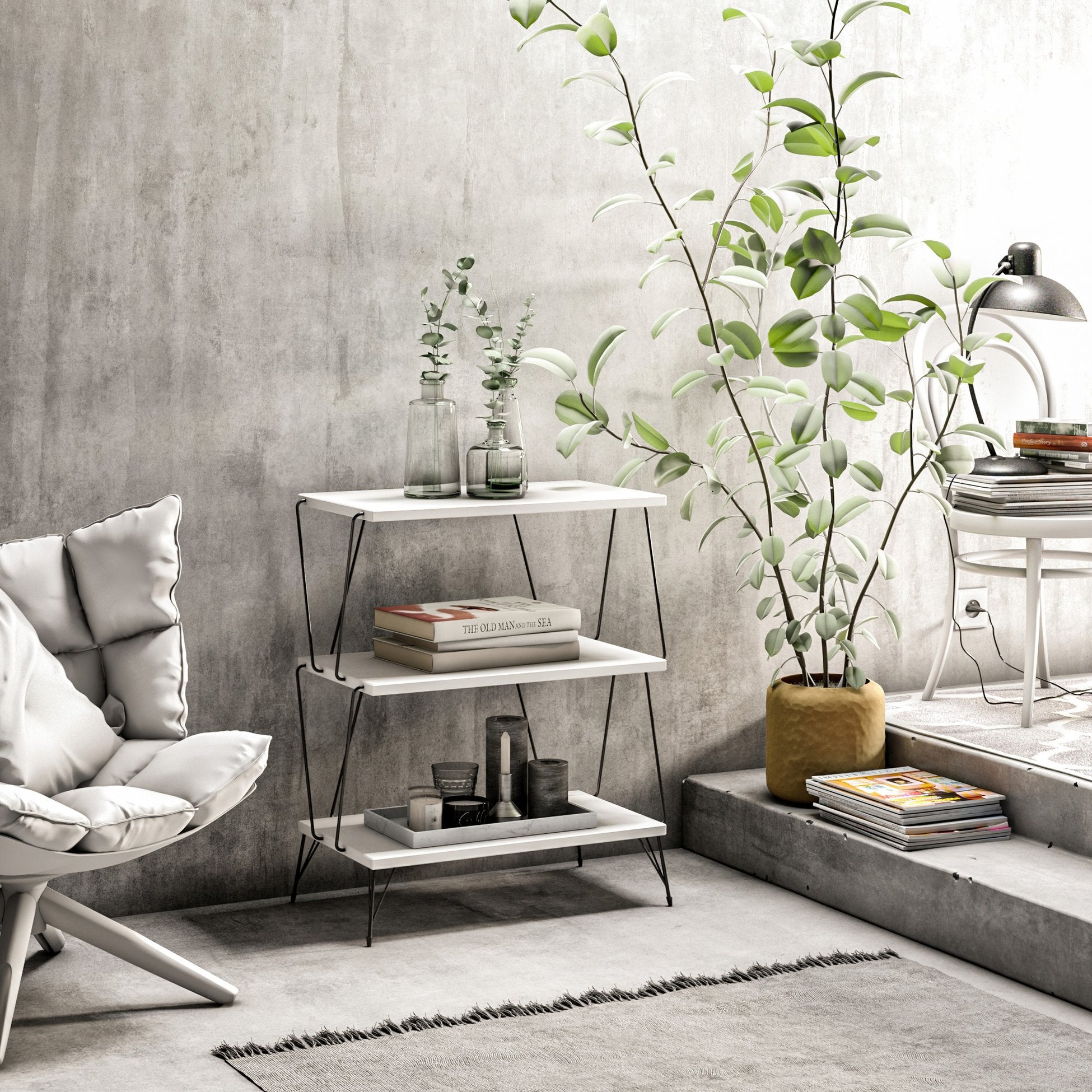 Table d'appoint Lazandos - White