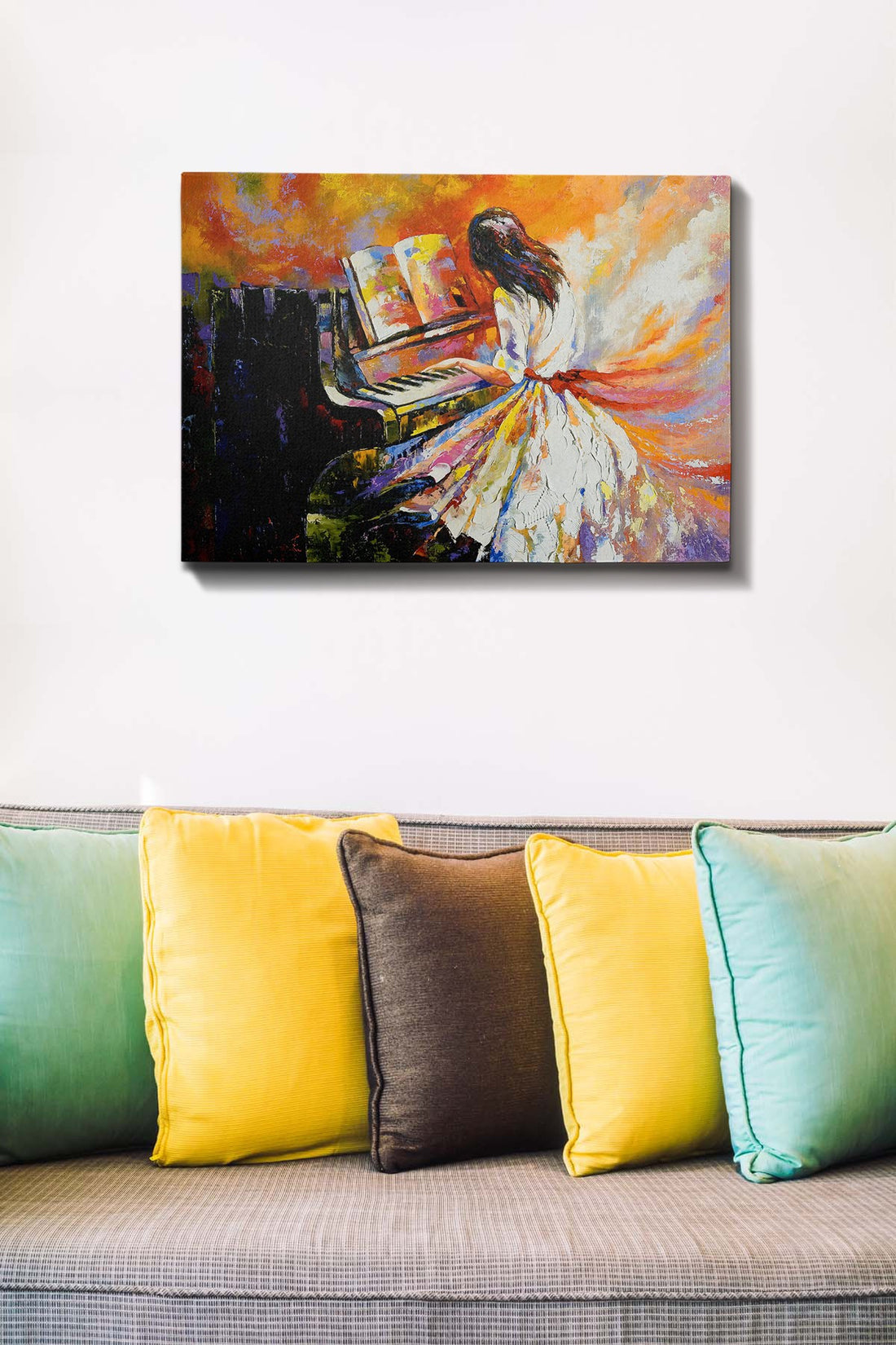 Peinture de toile décorative Kanvas Tablo (50 x 70) - 13