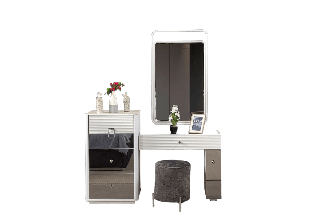 Golf Coiffeuse Avec Miroir 5 Portes 147x45x100