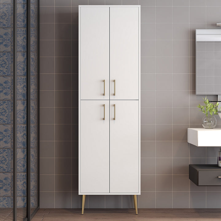 Armoire à plusieurs usage Berlin A - White, Gold