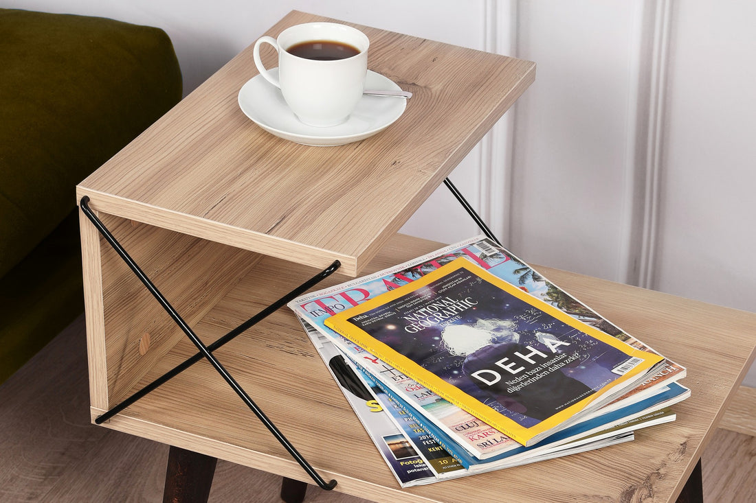 Table de chevet Cross - Pine