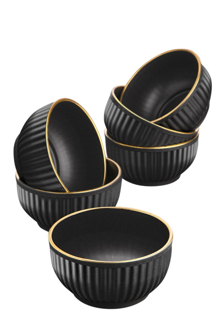 Bowl Set (6 pièces) C-DD07 - Black