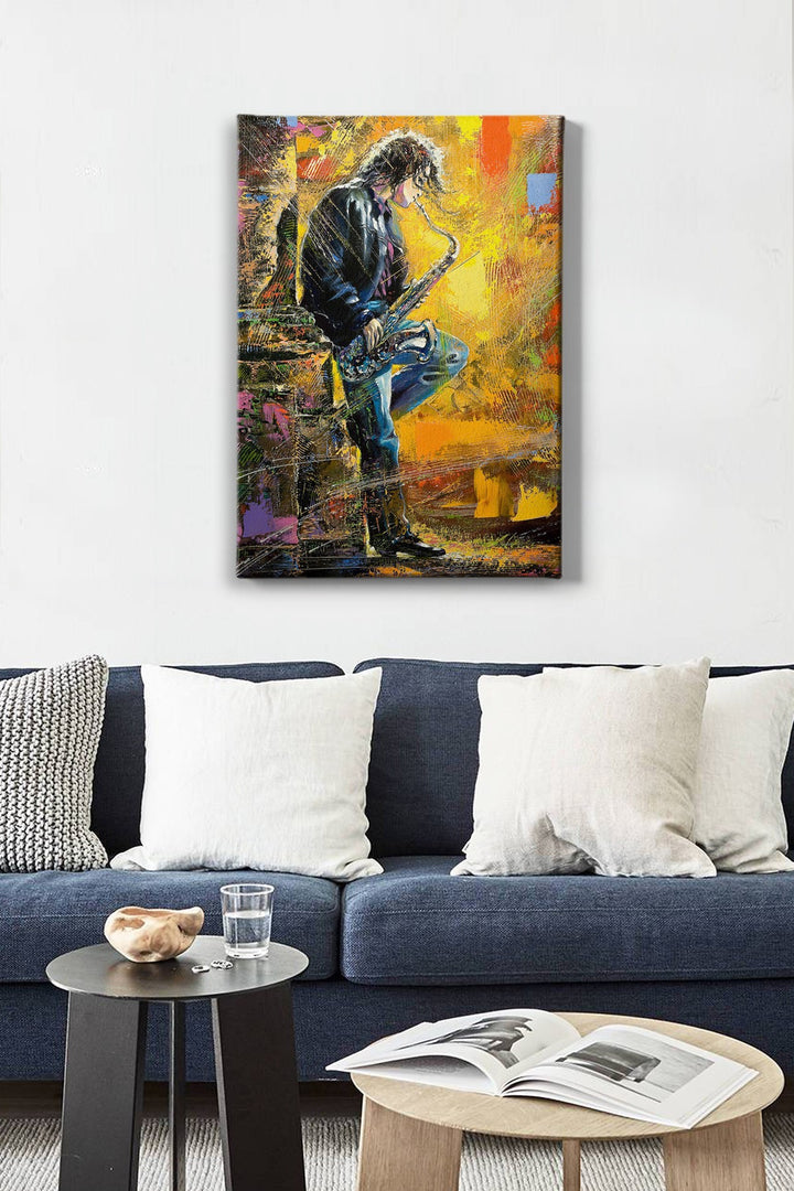 Peinture de toile décorative Kanvas Tablo (50 x 70) - 118