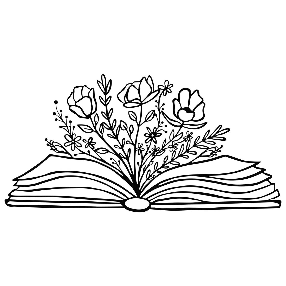 Accessoire mural en métal décoratif Culture Flower