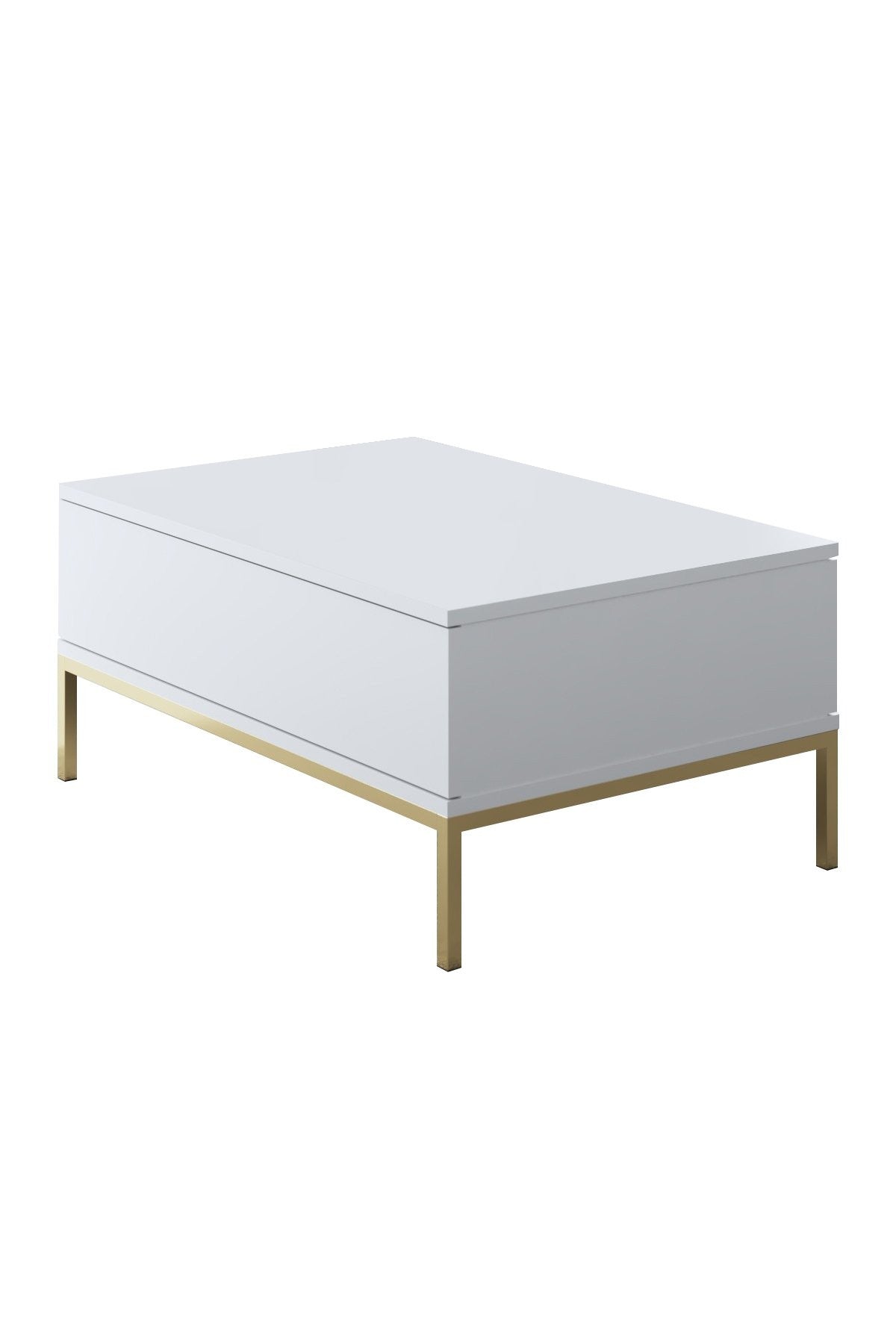 Table basse Lord - White, Gold