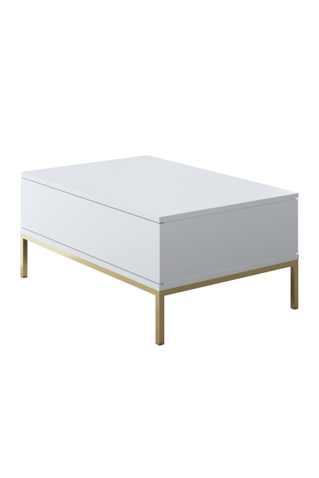 Table basse Lord - White, Gold