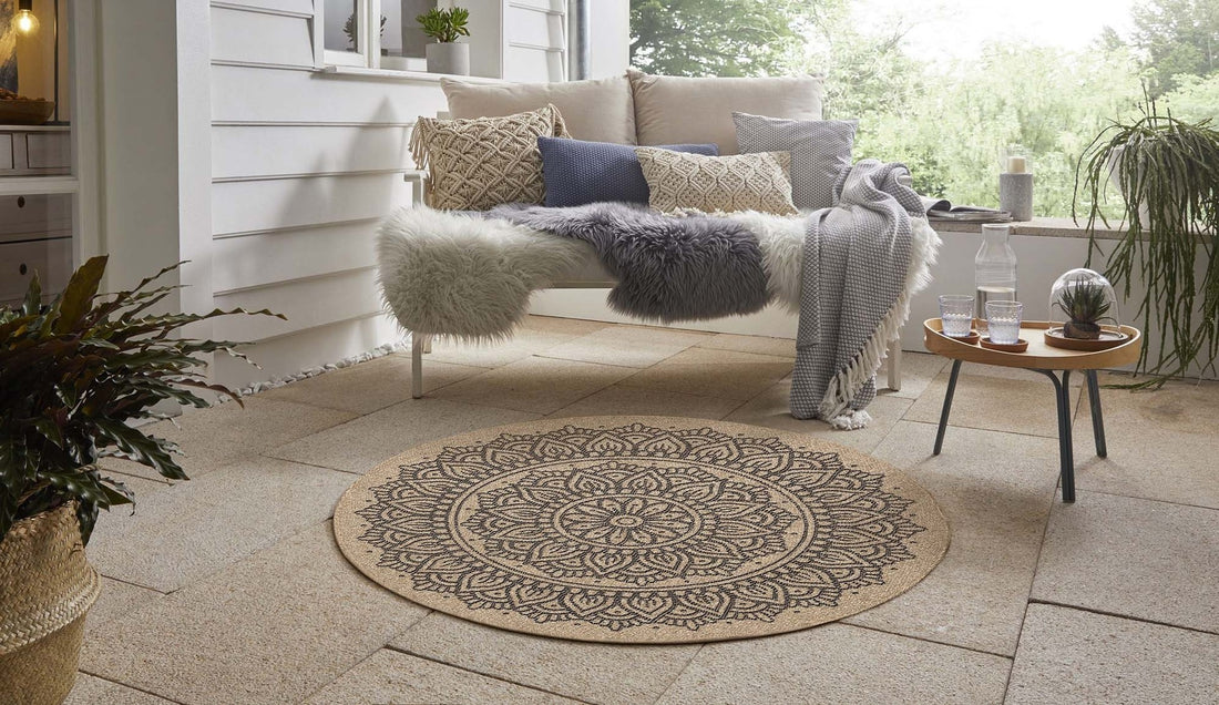 Tapis (200 x 200) 08872A - Black