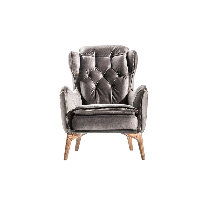 Lotus Fauteuil Bergère gris
