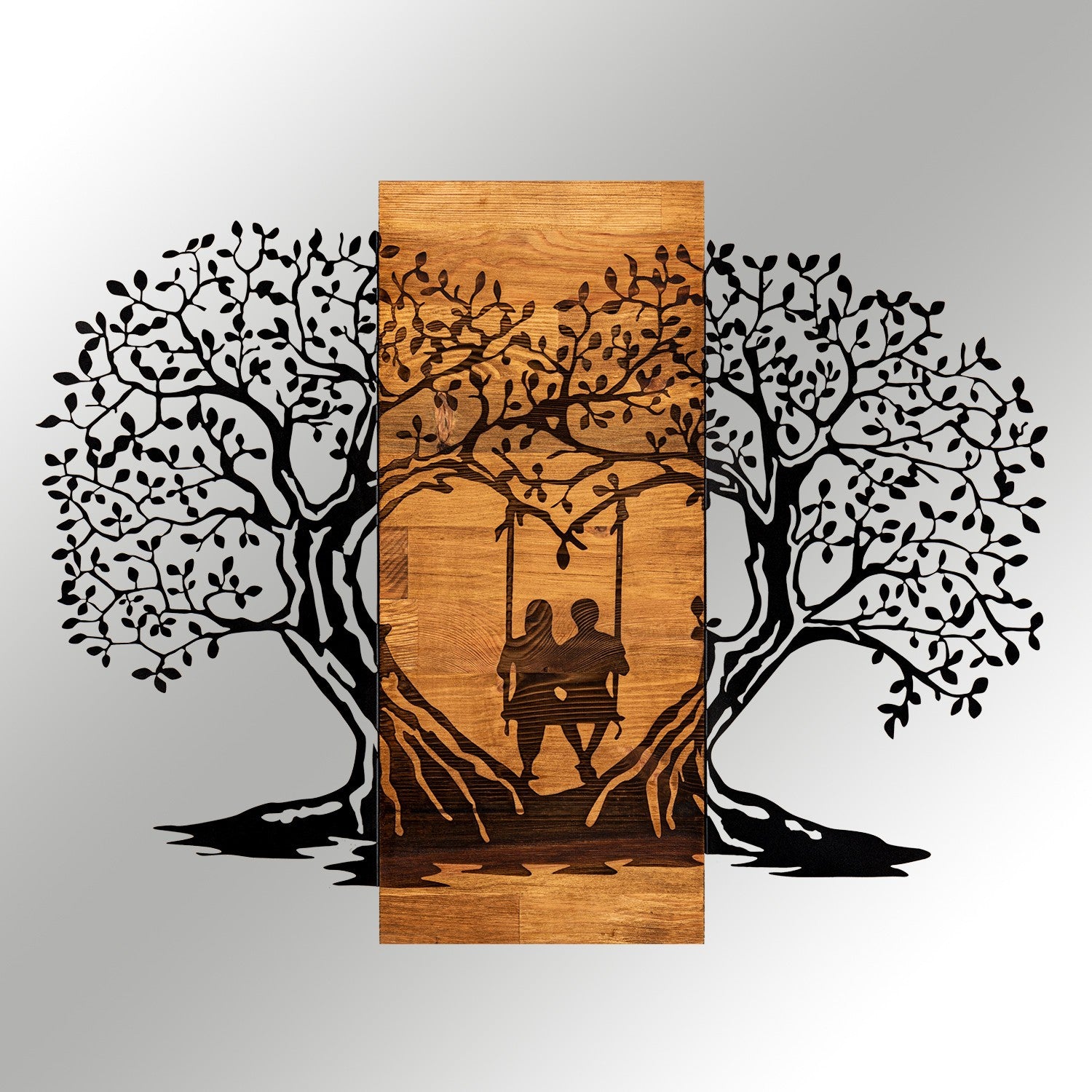 Accessoire mural en bois décoratif Eva