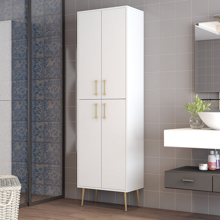Armoire à plusieurs usage Berlin A - White, Gold