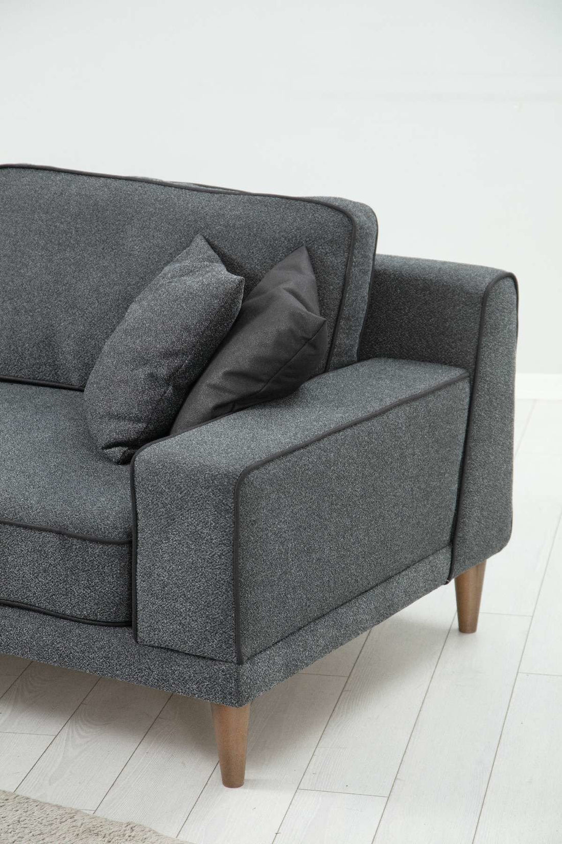 Canapé à 3 places Noir 3 - Dark Grey