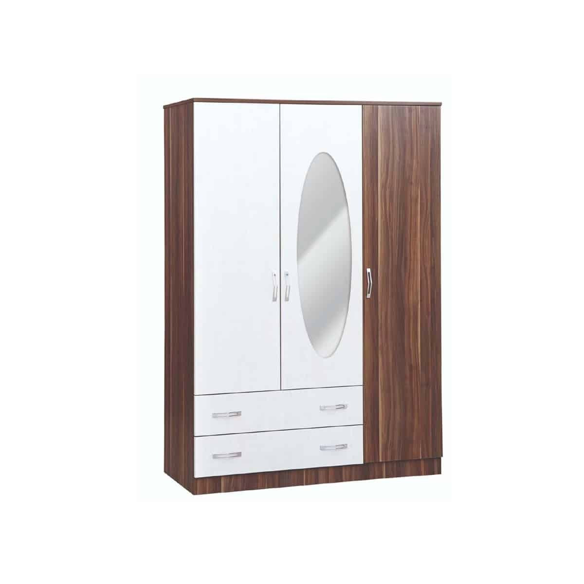 Armoire à trois portes Fulya 135x55x90