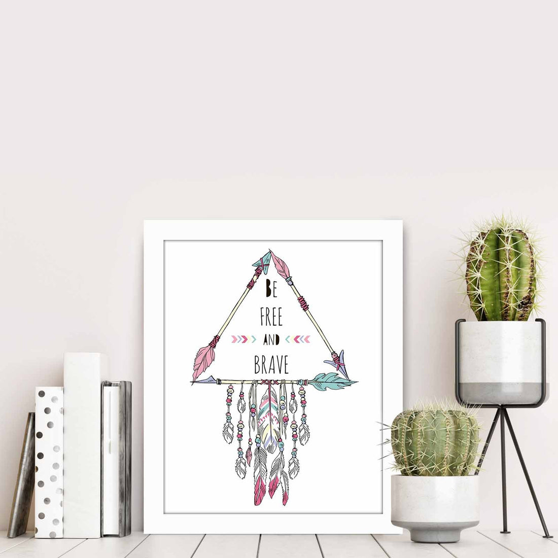 Peinture mdf encadrée décorative BCT-085