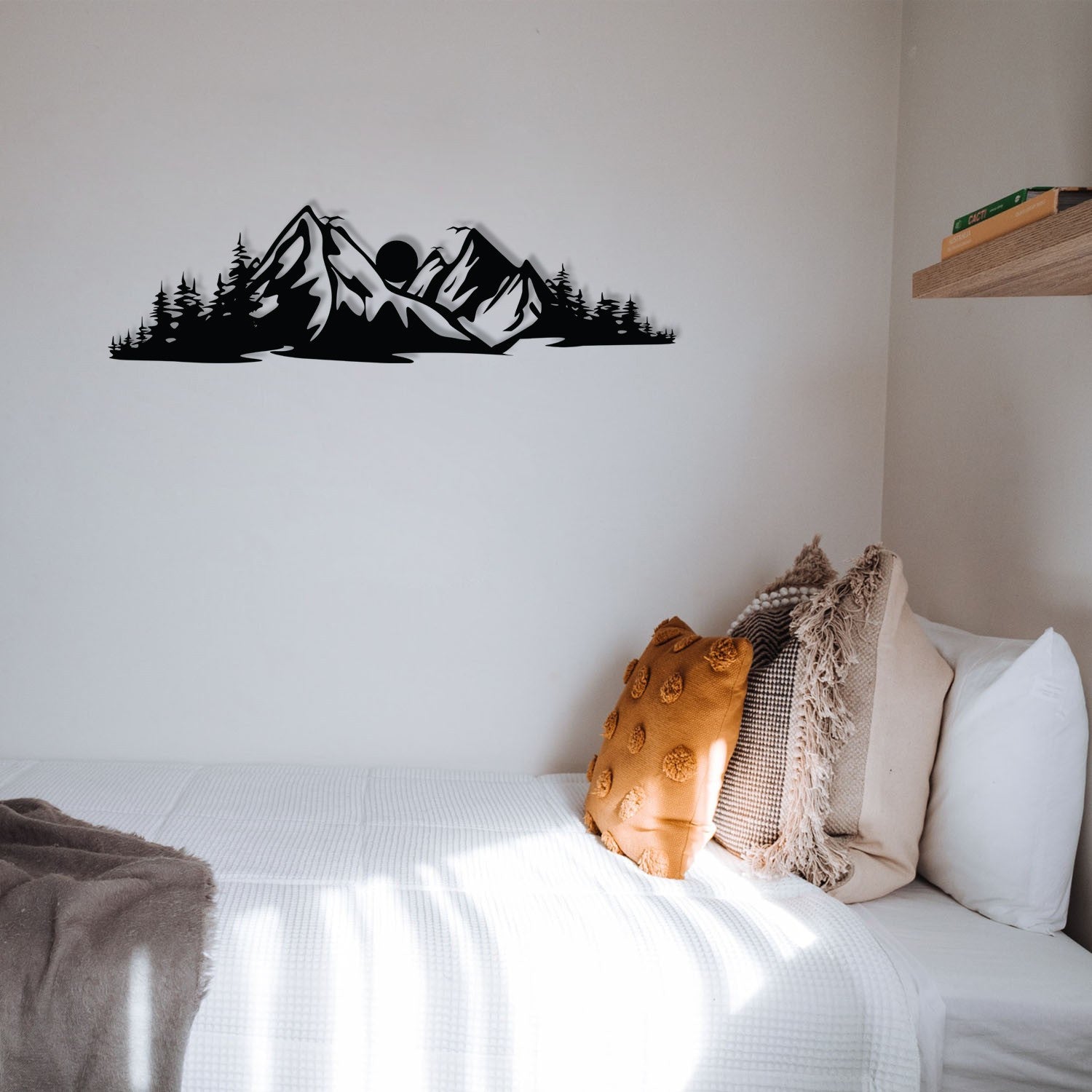 Accessoire mural en métal décoratif Mountain 2