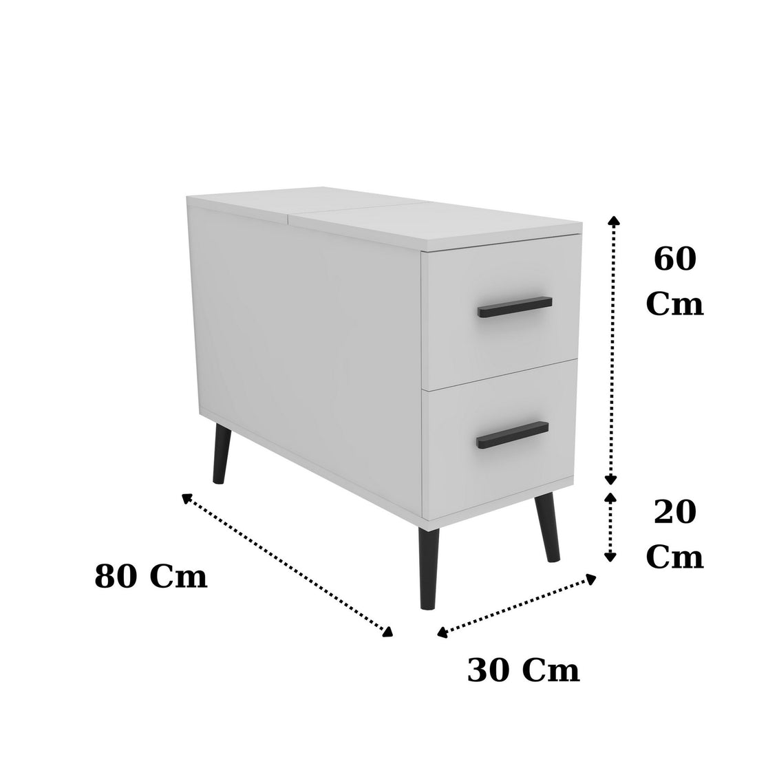 Table d'appoint Island - White